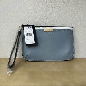 Nine West Blue Wristlet Clutch
